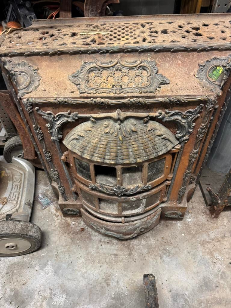 Ancien poele en fonte, Enlèvement, Comme neuf, Poêle à charbon