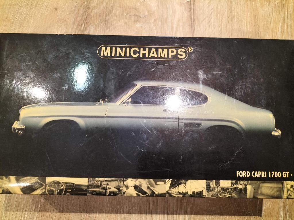 Ford Capri 1700gt minichamp (dealerbox), Ophalen, Nieuw, Auto, MiniChamps