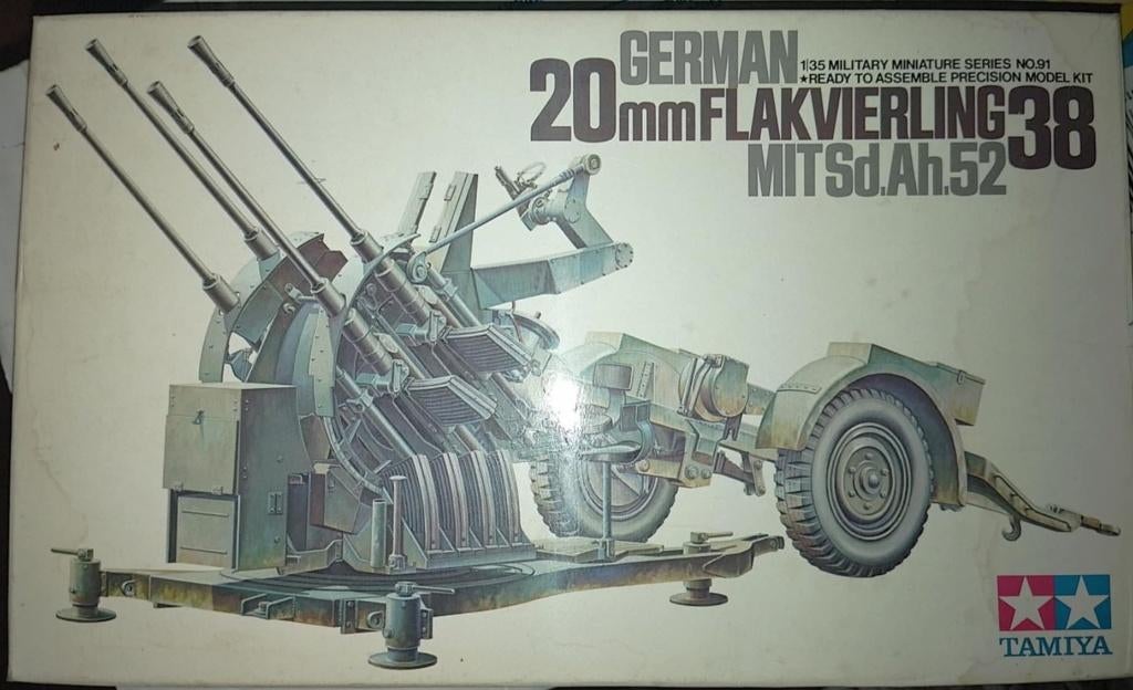 NIEUW Tamiya German Flackvierling, Hobby en Vrije tijd, Verzenden, Nieuw, Tamiya