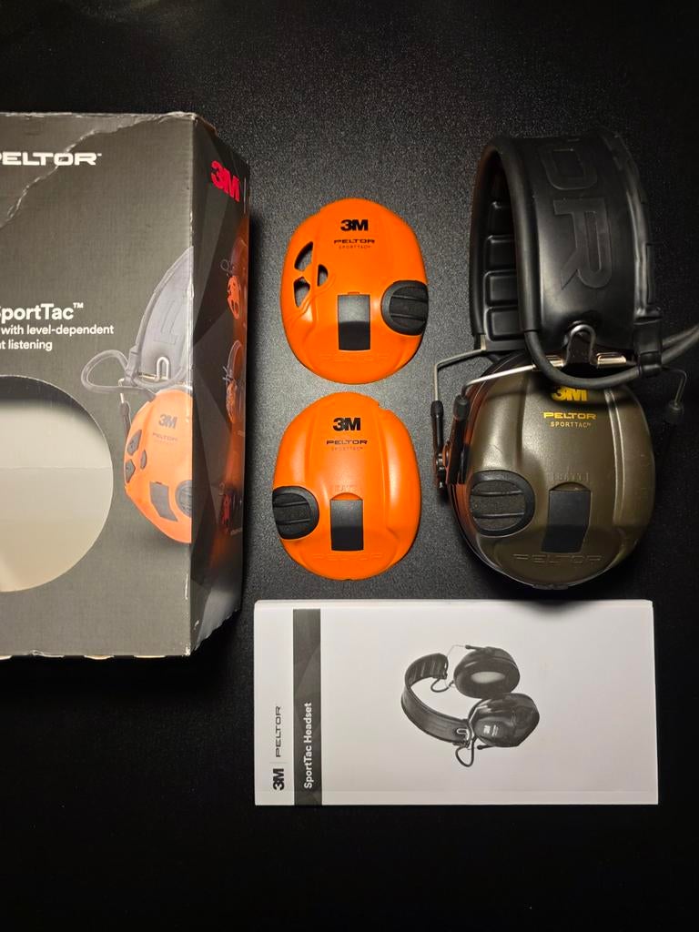 3M Peltor SportTac, Bricolage & Construction, Protecteurs auditifs, Enlèvement ou Envoi