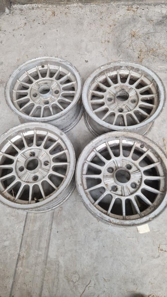 4 vintage "Mesh" velgen – FPS 6Jx14 H2 (4x115) nissan datsun, Auto-onderdelen, Ophalen, 14 inch, Overige, Gebruikt