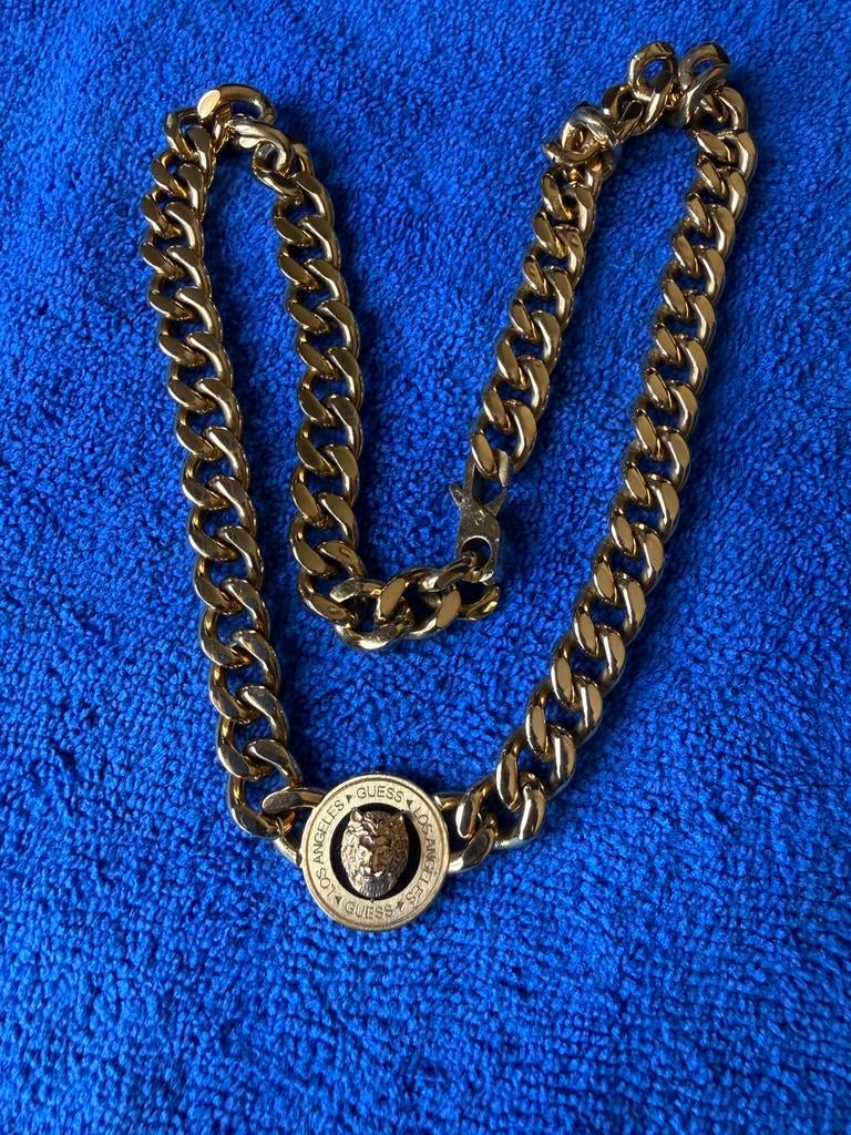 Guess goude ketting, Handtassen en Accessoires, Ophalen of Verzenden, Zo goed als nieuw