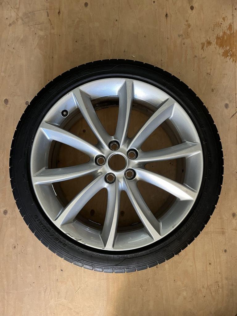 1x Jaguar F Pace reservewiel zomerband Goodyear Eagle F1 245, Pneus et Jantes, 245 mm, -, Pneus été