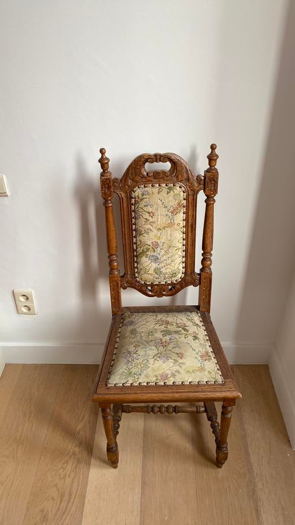 4x authentieke mechelse stoelen, Ophalen