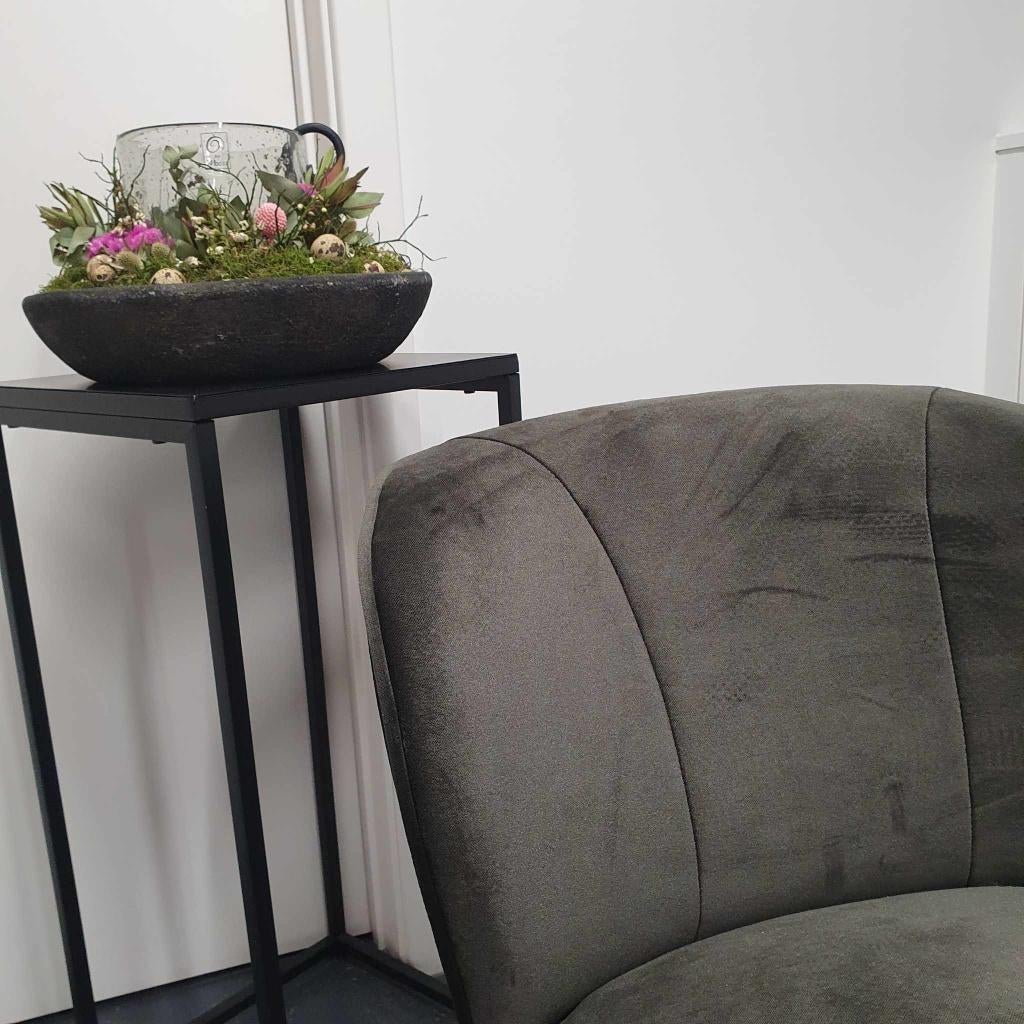 Joli nouveau fauteuil en velours vert foncé !, Maison & Meubles, Neuf, Landelijk,classic,tijdloos,trendy, Enlèvement, 50 à 75 cm