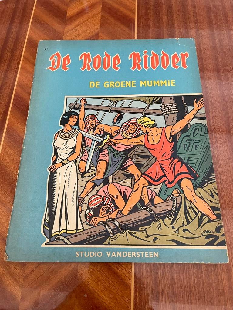 De Rode Ridder De groene mummie 1st D, Livres, Envoi, Utilisé