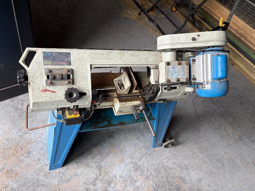 HBM115 metaal lintzaag, Scie à ruban, Moins de 600 watts, 70 mm ou plus, Enlèvement