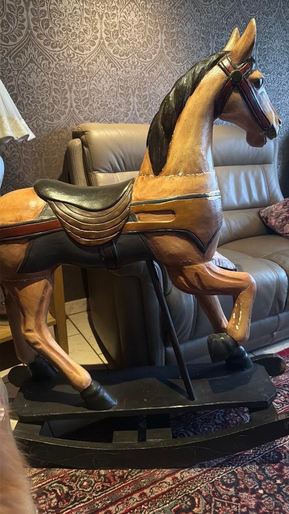 Antiek schommelpaard, Antiek en Kunst, Antiek | Speelgoed, Ophalen