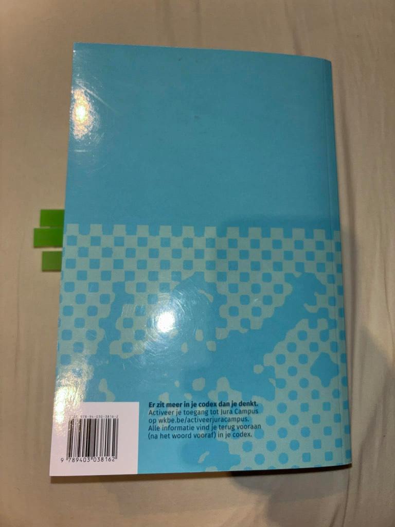 VRG codex, Ophalen of Verzenden, Zo goed als nieuw, Hoger Onderwijs, Wolters & Kluwers