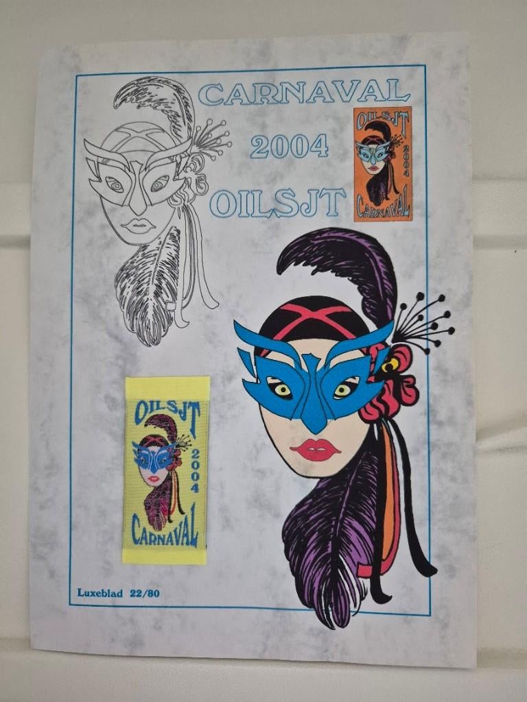 Carnaval Aalst nominette Carnaval 2004, Verzamelen, Speldjes, Pins en Buttons, Ophalen of Verzenden