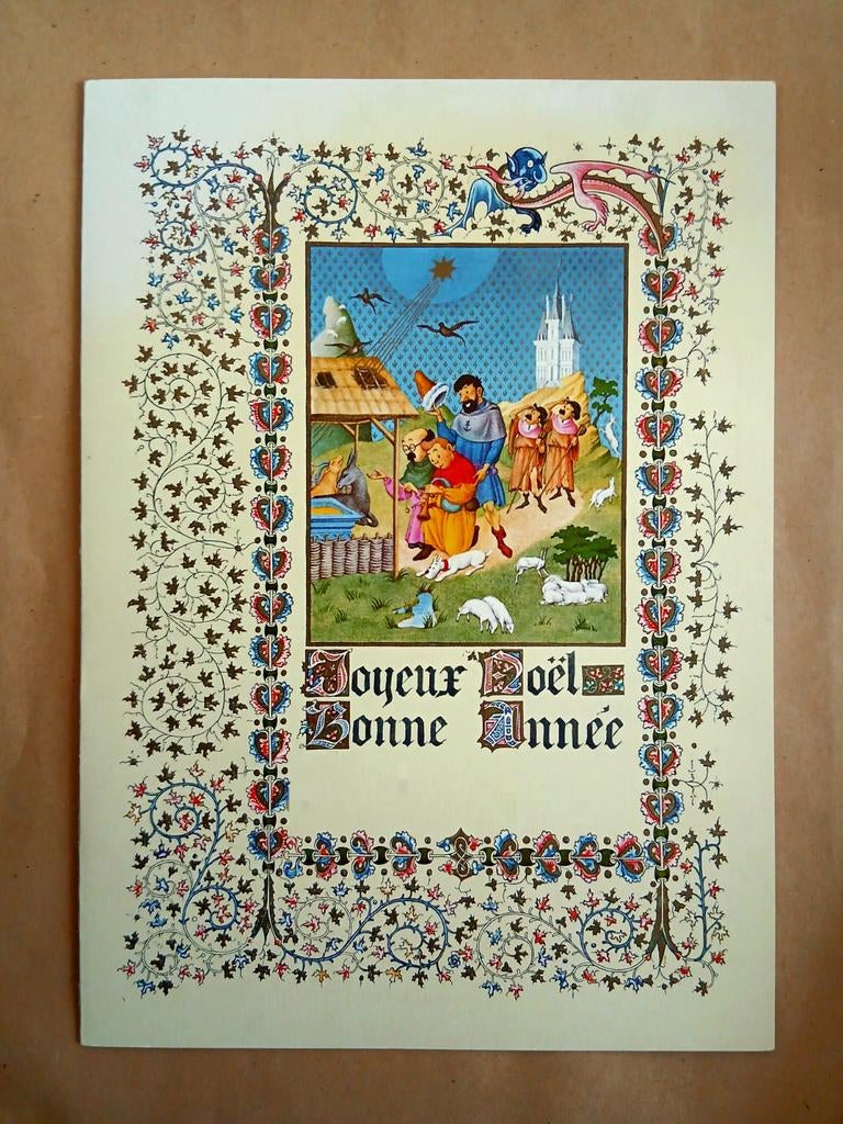 Originele wenskaart uit de Tintin collectie 1967, Verzamelen, Kuifje