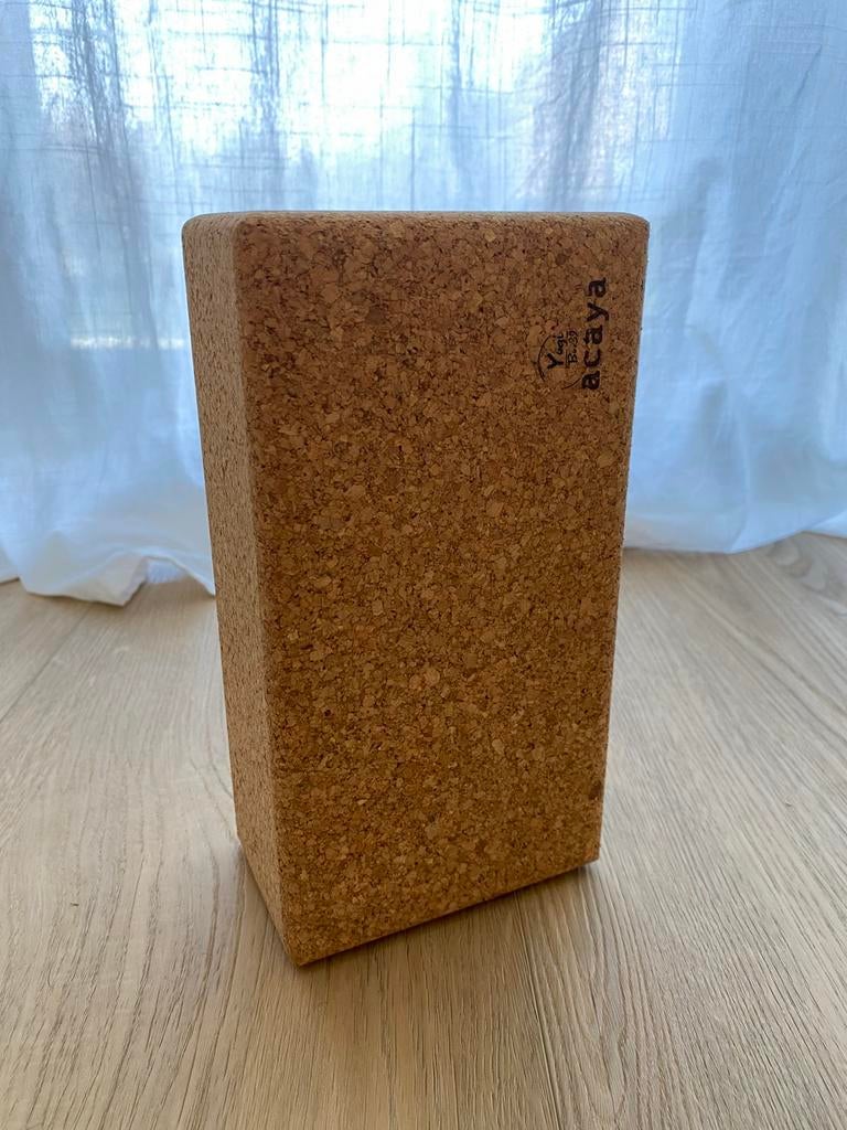 acaya yoga brick kurk, Sports & Fitness, Yoga & Pilates, Enlèvement, Comme neuf, Accessoire de yoga