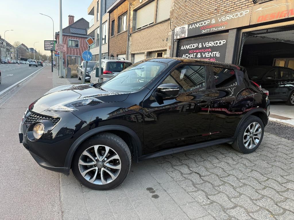 Nissan Juka Tekena met 53000 km volledige opties, Zwart, Bedrijf, Handgeschakeld, 5 deurs