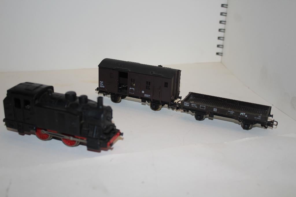 jouef ho loco vapeur + 2 wagons SNCF, Jouef, Locomotive, Envoi, Courant continu