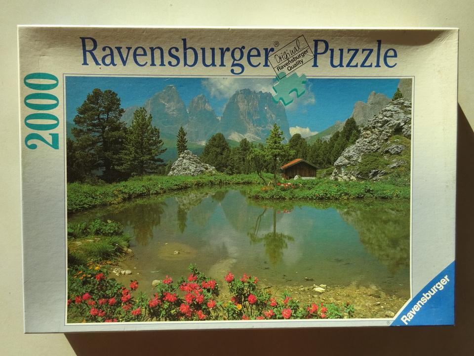 Ravensburger Puzzel 2000 st Dolomieten 3 + 1 gratis, Enlèvement ou Envoi, 500 à 1500 pièces, Comme neuf, Puzzle