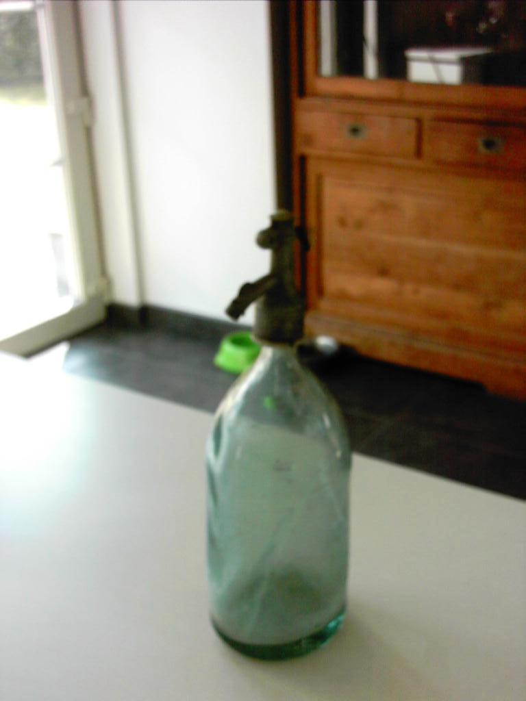 Oude Sodafles sifon spuitfles, Ophalen of Verzenden