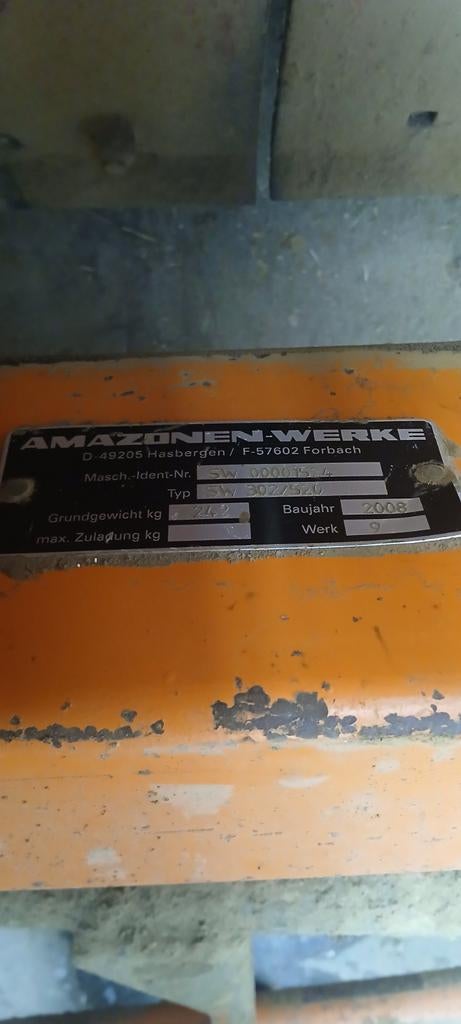 Amazone kooirol, Zakelijke goederen, Ophalen