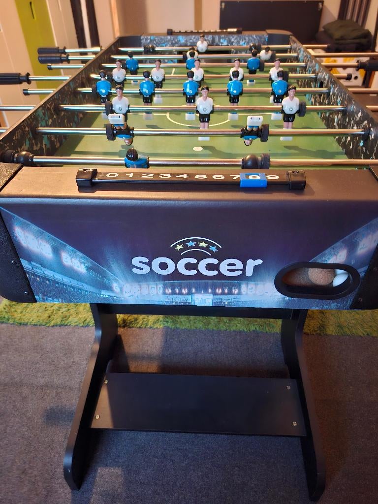 Voetbaltafel, Ophalen