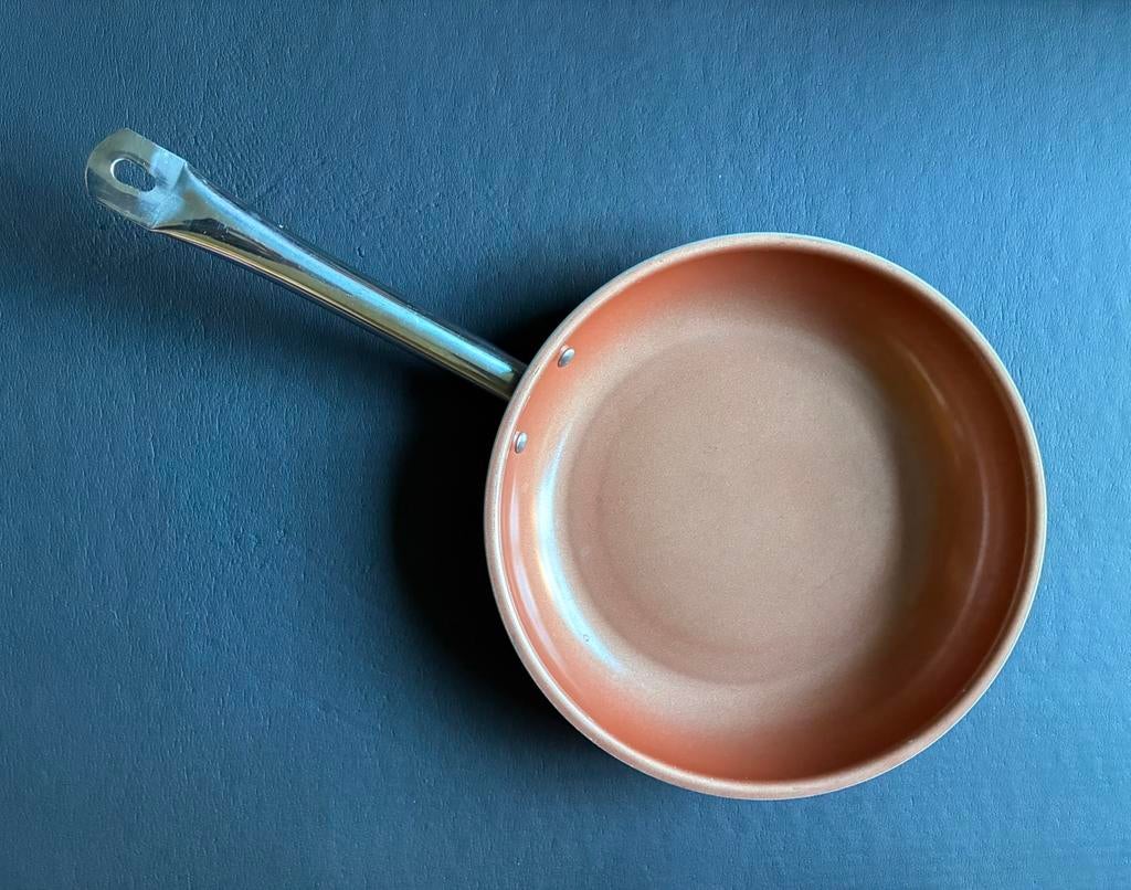 Poêle à frire en cuivre, antiadhésive, 24 et 28 cm, Enlèvement ou Envoi