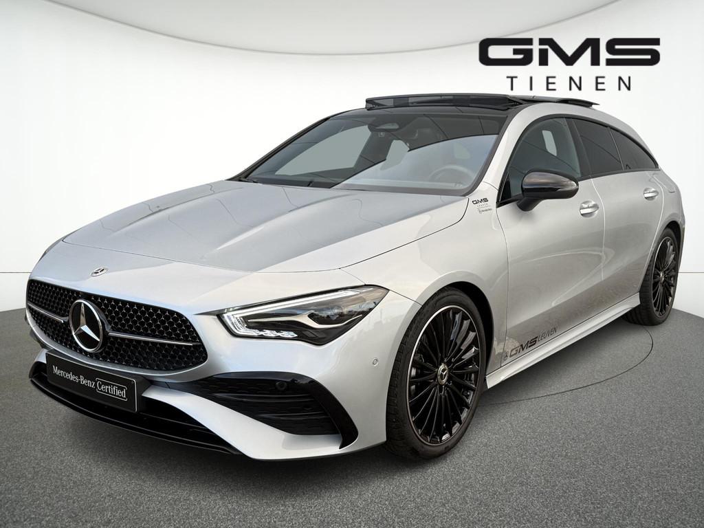 Mercedes-Benz CLA-klasse Shooting Brake CLA 180 AMG Line, Auto's, CLA, Stof, Gebruikt, Zwart