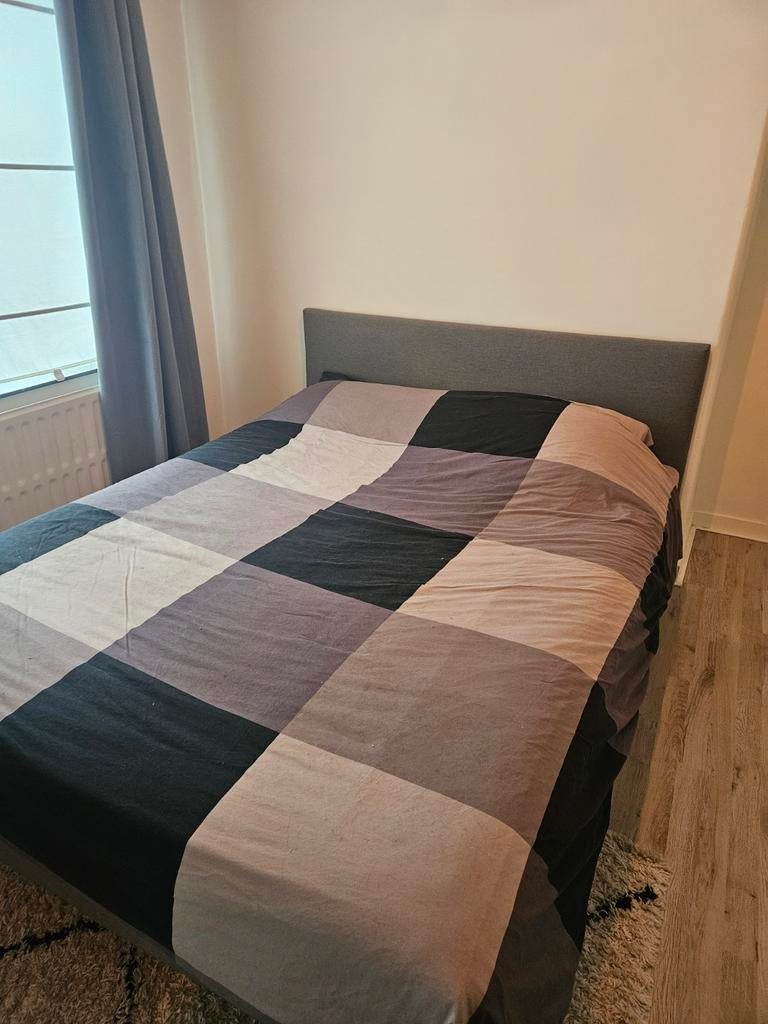 Ikea SABOVIK boxspring, Ophalen, Tweepersoons, Zo goed als nieuw, 200 cm