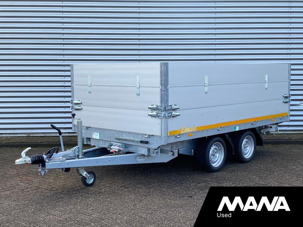EDUARD Driezijdige Kipper 2 assen 330X180 cm Geremd 3500KG, Auto diversen, Aanhangers en Bagagewagens, Nieuw