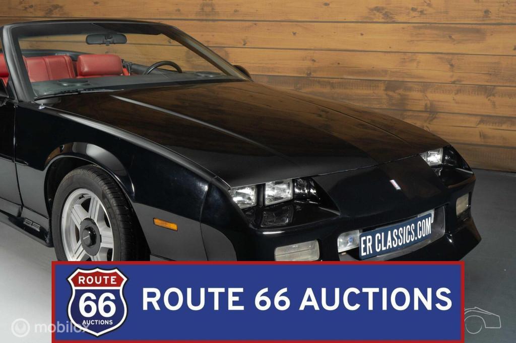 Chevrolet Camaro RS | 1991 | Route 66 Auctions, Chevrolet, Zwart, Bedrijf, Handgeschakeld