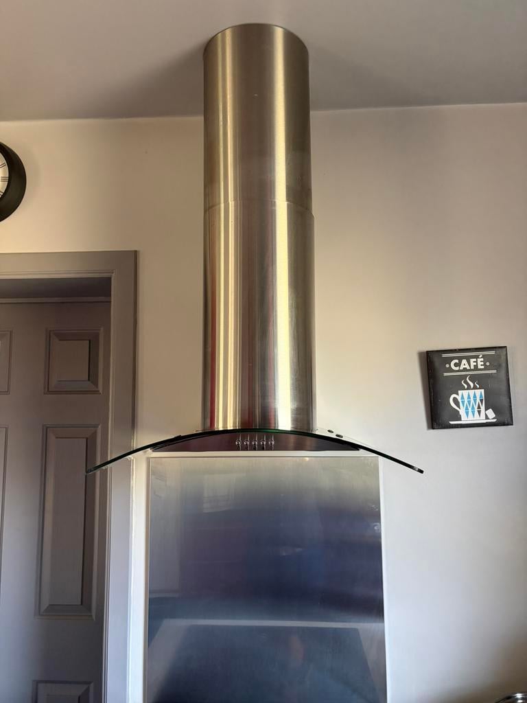 Hotte de cuisine, Electroménager, Moteur, Hotte murale, Enlèvement, Utilisé