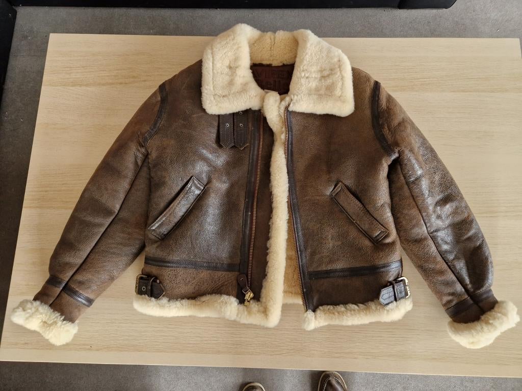 Avirex Bombardier mouton retourné, Enlèvement ou Envoi