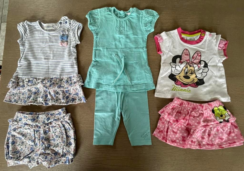 6 st baby meisjes kleding (68), Ophalen, Zo goed als nieuw, Maat 68