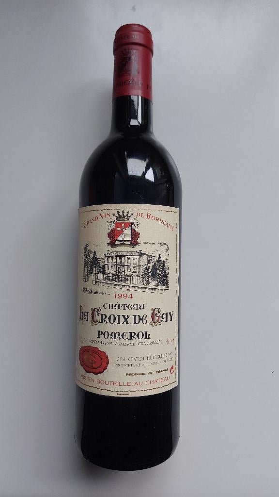 fles wijn Pomerol, chateau la Croix de Gay 1994, Verzamelen, Wijnen, Ophalen, Zo goed als nieuw, Frankrijk, Rode wijn
