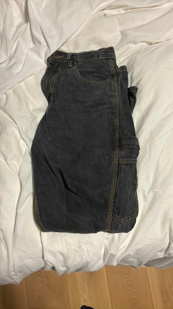 Zwarte lange NNSNS jeansbroek, Kleding | Heren, Spijkerbroeken en Jeans, Ophalen of Verzenden, Zwart