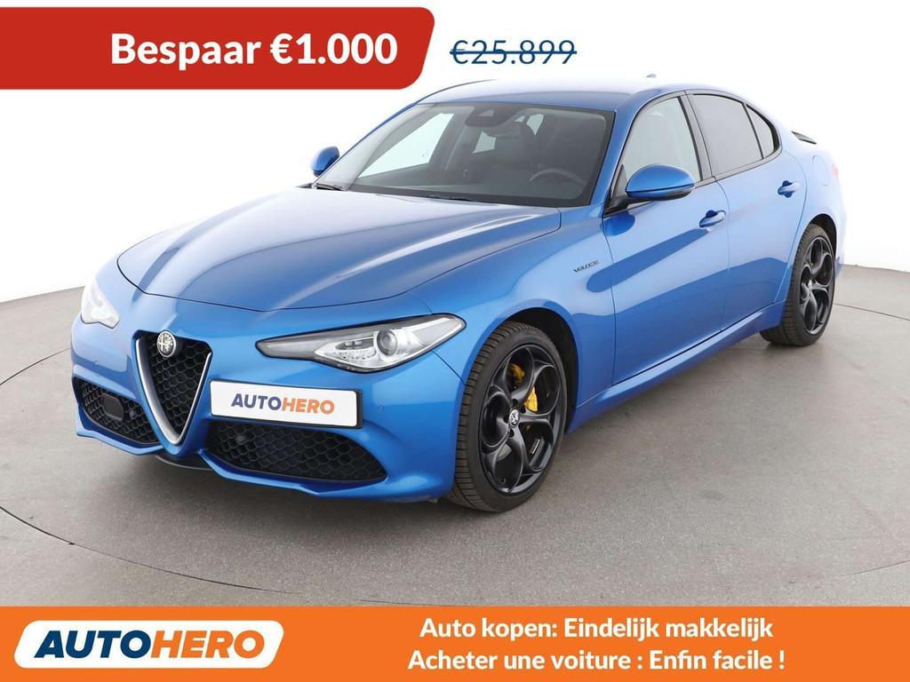 Alfa Romeo Giulia 2.0 Turbo Veloce (automatique), Cuir, Achat, 4 portes, Noir