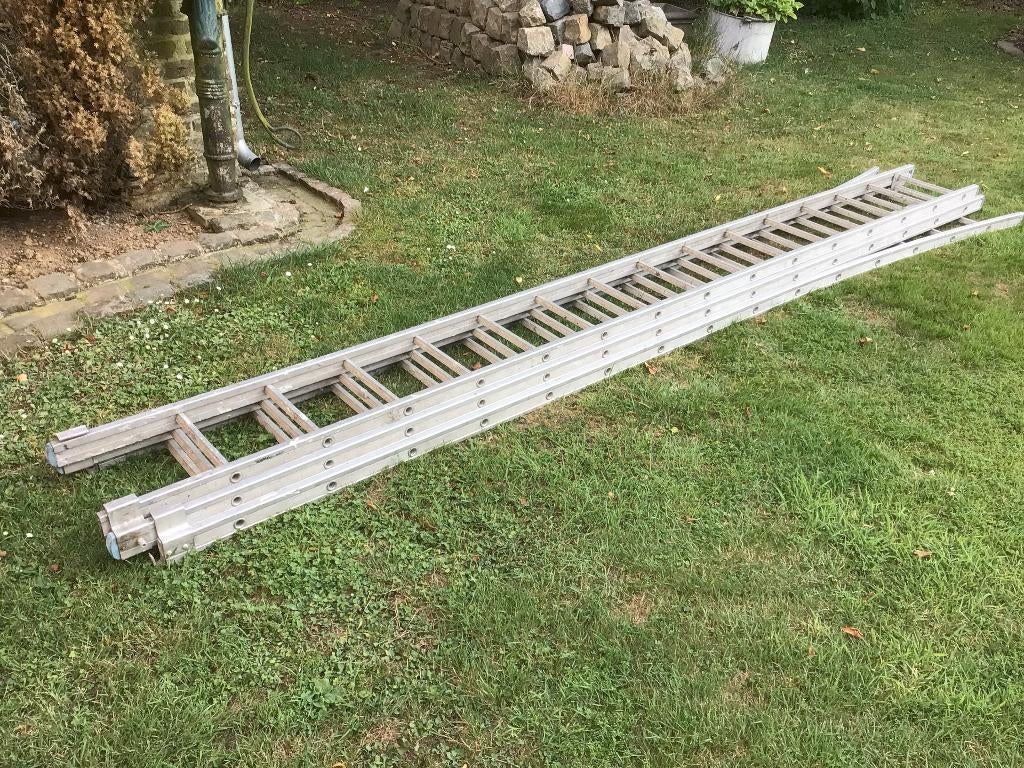 echelle/ladder alu 3X4m, Tuin en Terras, Hand-tuingereedschap, Ophalen, Gebruikt, Overige soorten