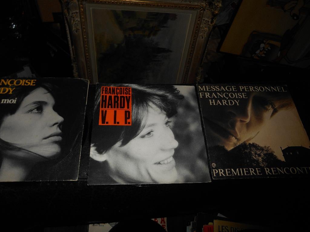 Lot de 3 Françoise Hardy 45T, Enlèvement ou Envoi