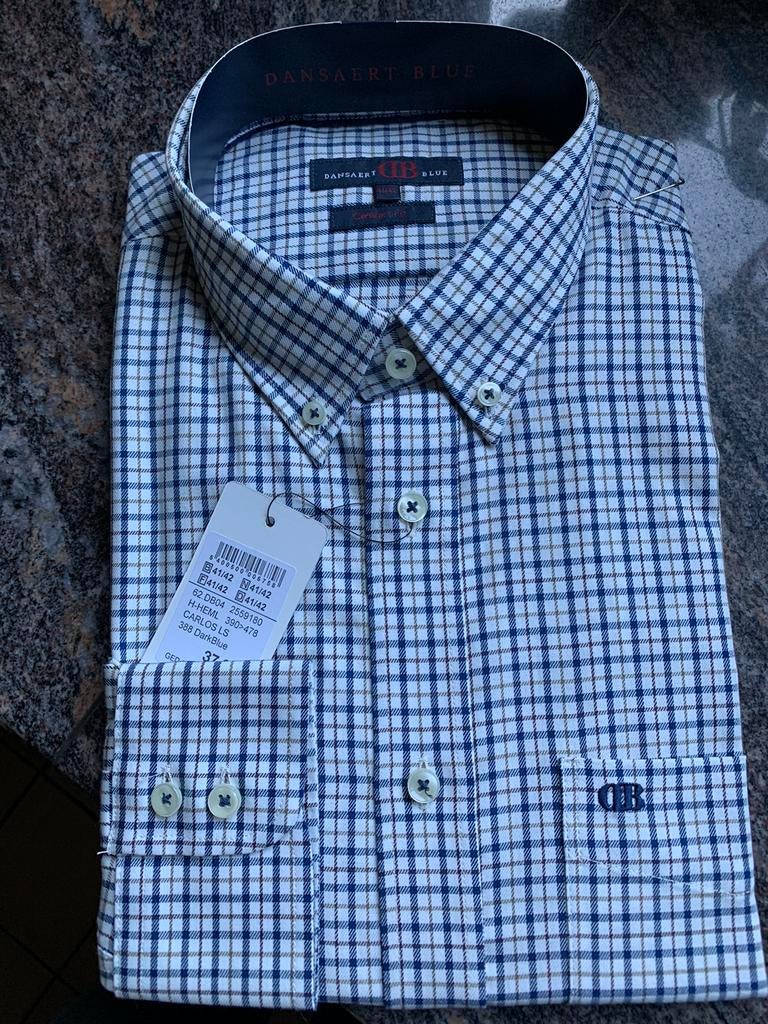 Nw overhemd E5 mode, Ophalen of Verzenden, Nieuw, Overige kleuren, Halswijdte 41/42 (L)