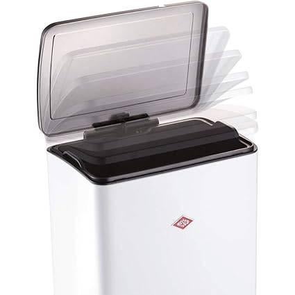 Poubelle Wesco Big Double Boy en sable mat, Neuf, À pédale, -, Wesco