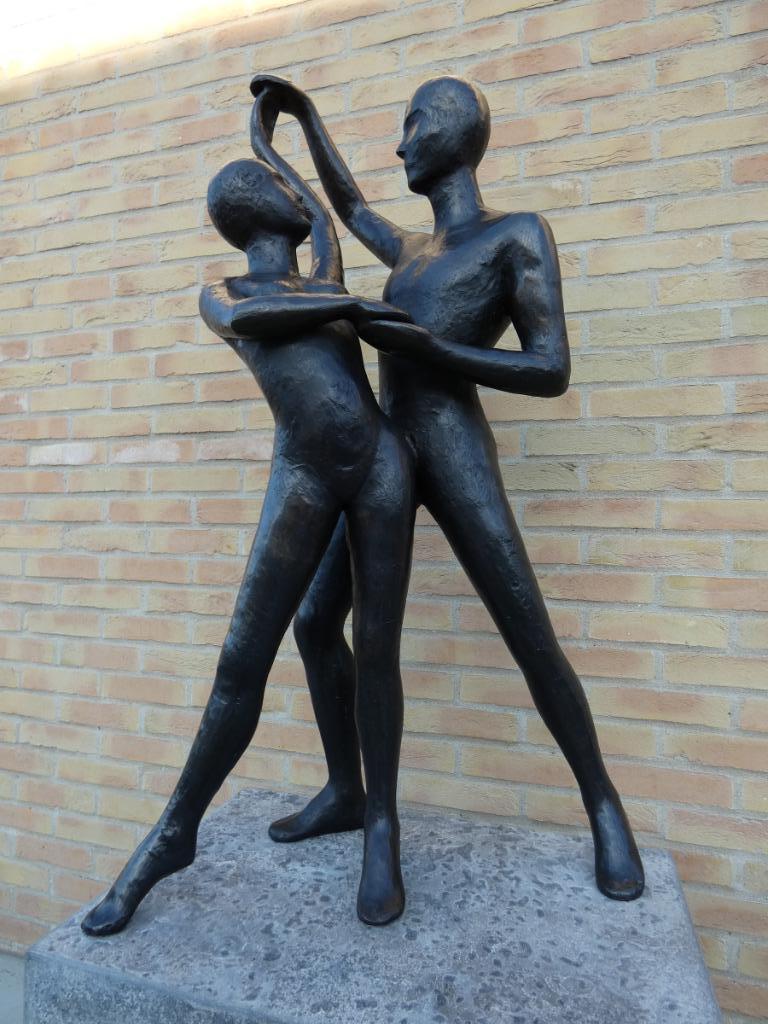 BRONZEN BEELD MET ARDUINZUIL ZEER LAGE OUDE PRIJS,ruime keus, Ophalen of Verzenden, Nieuw, Overige materialen, Abstract beeld