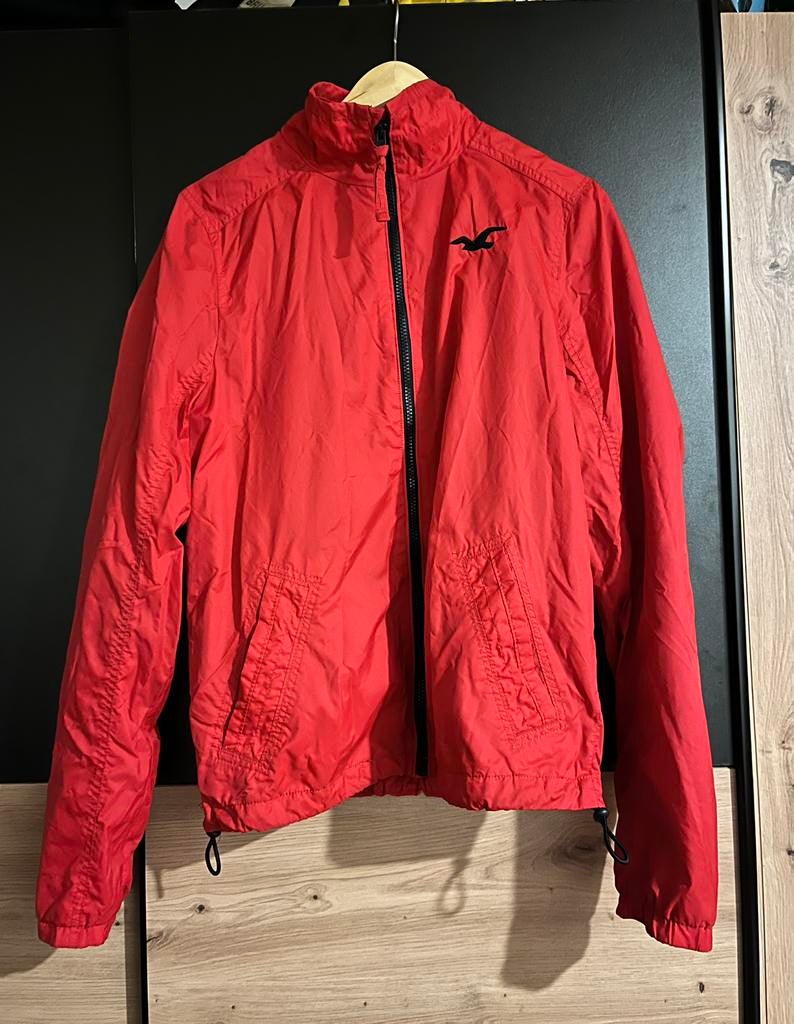 Jas hollister, Ophalen of Verzenden, Gedragen, Maat 48/50 (M), Rood