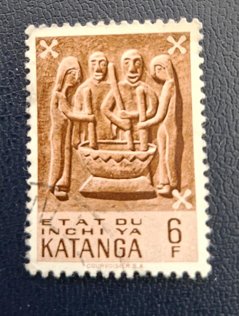 Tampon Katanga OBP 59, Timbres & Monnaies, Timbres | Afrique, Affranchi, Enlèvement ou Envoi