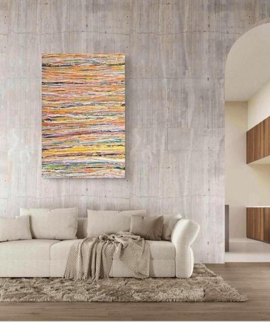 Colors of our lives, Antiek en Kunst, Kunst | Schilderijen | Abstract, Ophalen