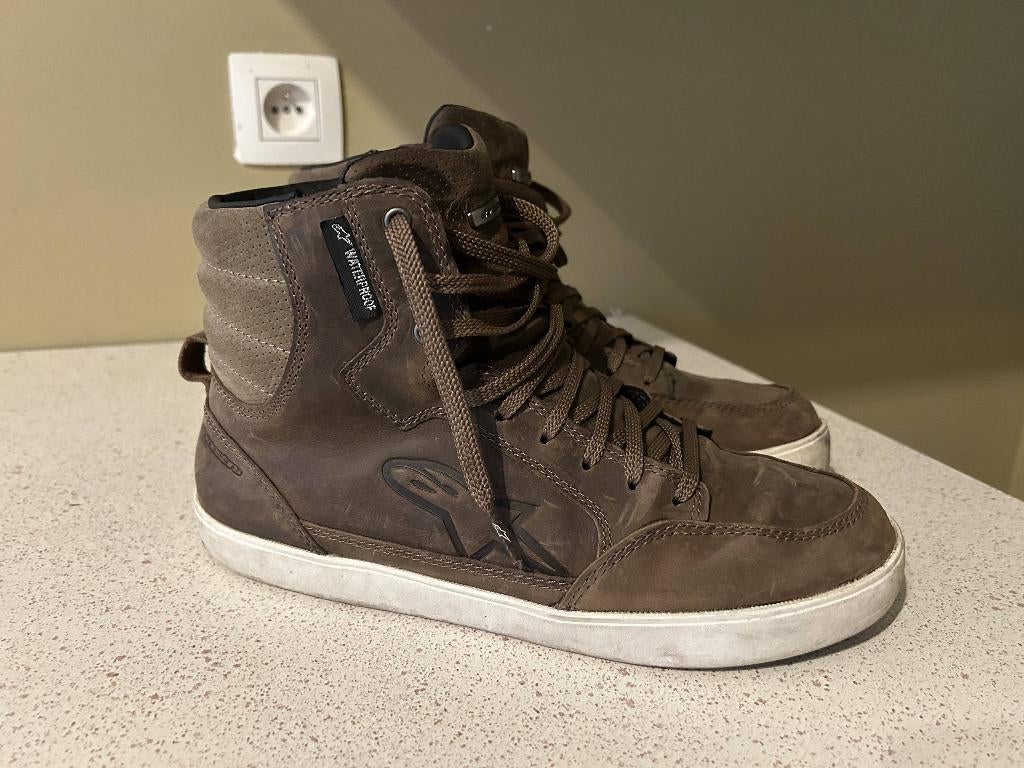 Baskets Moto Alpinestars J-6 WATERPROOF - Marron, Seconde main, Bottes, Enlèvement, Alpinestars