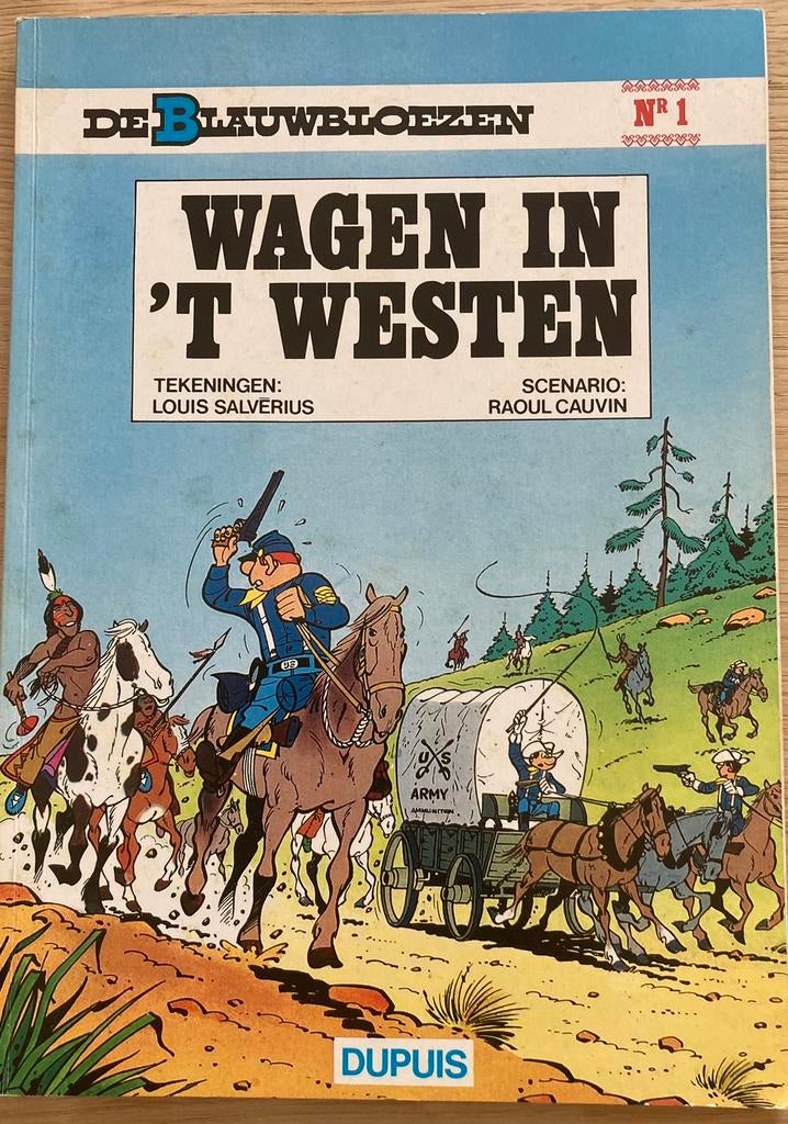 De Blauwbloezen - Wagen in ‘t westen, Ophalen, Zo goed als nieuw