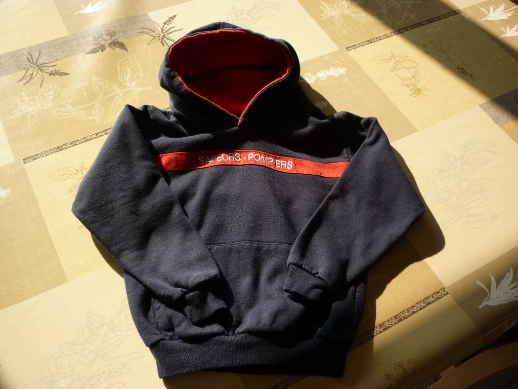 sweat-shirt avec capuche sapeur pompier, Enlèvement ou Envoi, Comme neuf