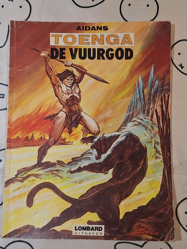 Toenga 7: de vuurgod, Boeken, Stripverhalen, Eén stripboek, Ophalen of Verzenden, Gelezen