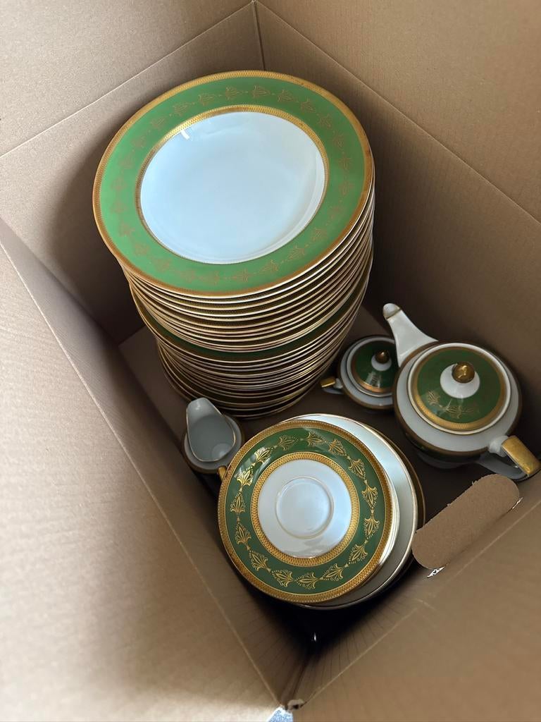 Exclusief Royal Tettau Porseleinen Servies Bavaria Germany, Antiek en Kunst, Antiek | Servies compleet, Ophalen