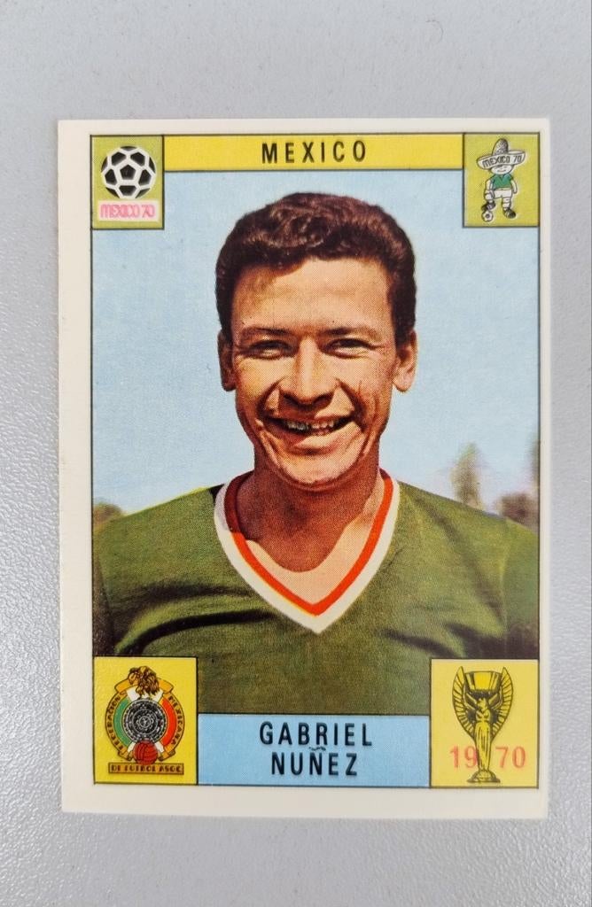 Panini Mexico 70 : Mexique - Gabriel Nunez. Jamais collé., Collections, Articles de Sport & Football, Enlèvement ou Envoi, Comme neuf