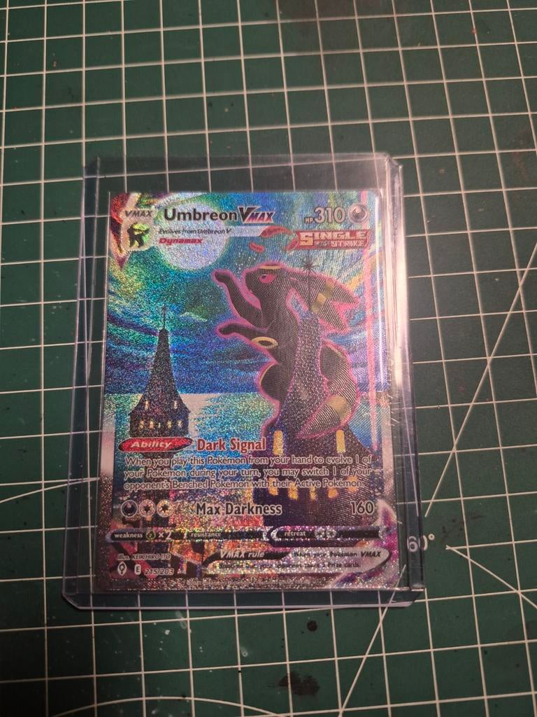 Umbreon Vmax 215/203 // Pokemon Evolving Skies "Moonbreon", Ophalen, Nieuw, Losse kaart, Foil