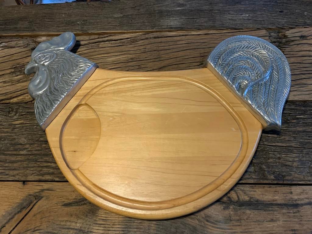 Grande planche à découper vintage en forme de coq, Enlèvement ou Envoi, Comme neuf