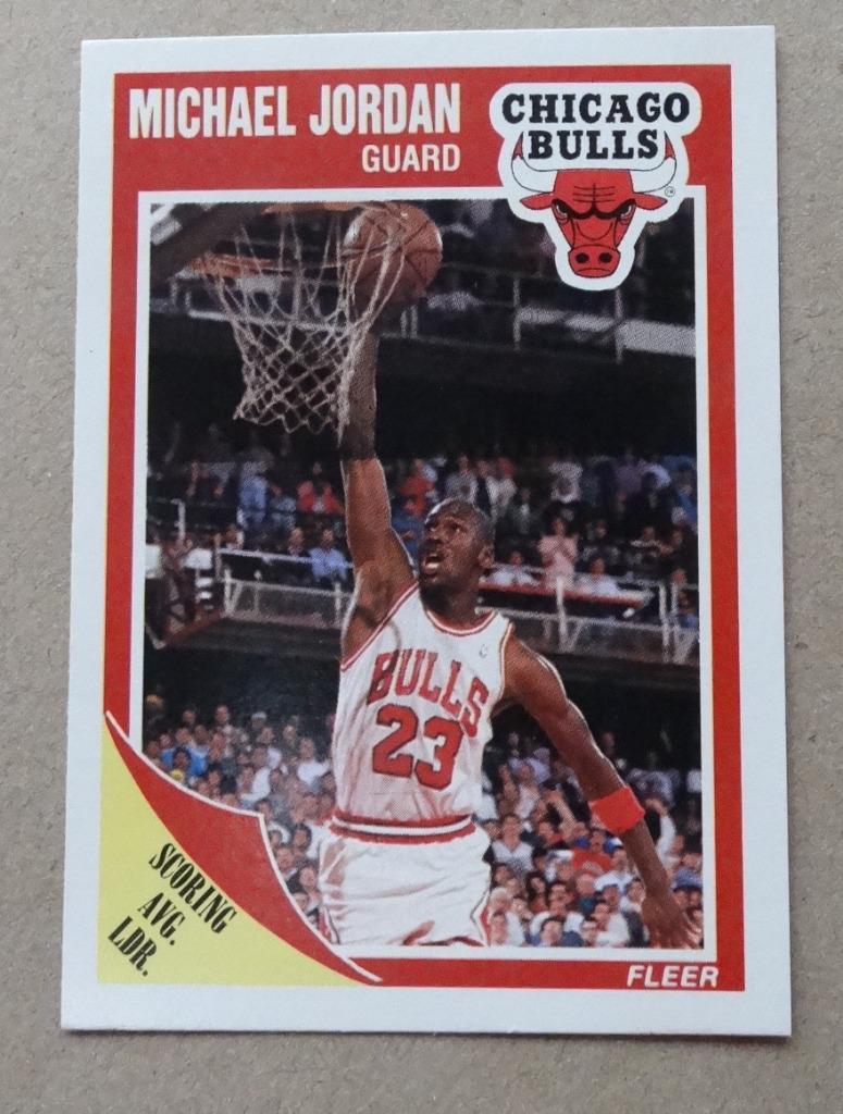 Michael Jordan 1989 Fleer Scoring Leader #21, Verzenden, Zo goed als nieuw, Overige typen